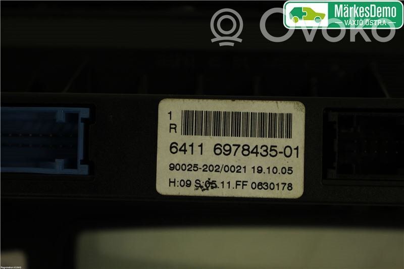 BMW 5 E60 E61 Climate control unit 