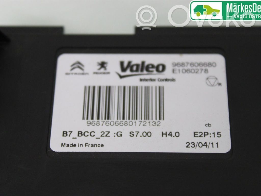 Citroen C4 II Air conditioning/heating control unit 