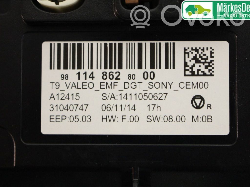 Peugeot 308 Monitor / wyświetlacz / ekran 
