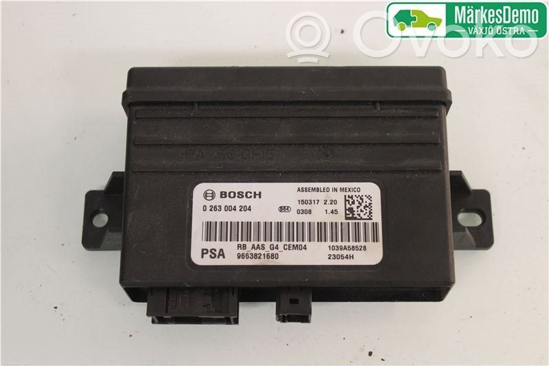 Parking PDC control unit/module   9663821680,0263004204