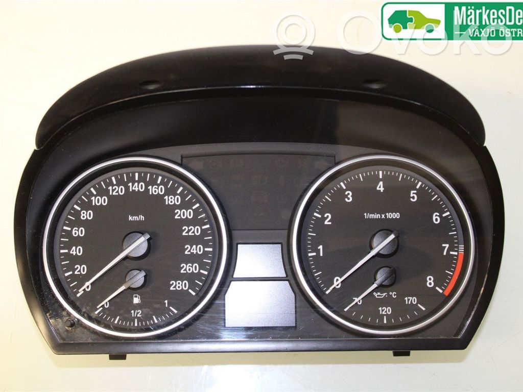 BMW 3 E90 E91 Speedometer (instrument cluster) 