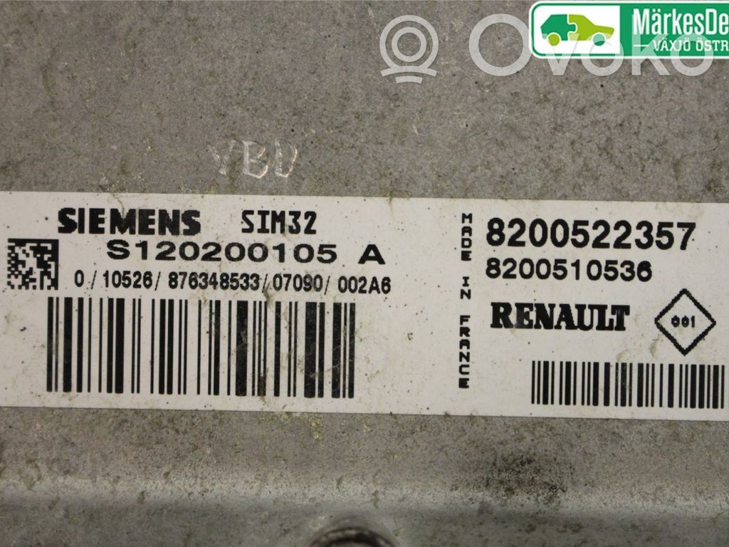 Renault Clio III Unité de commande / module d'injection 