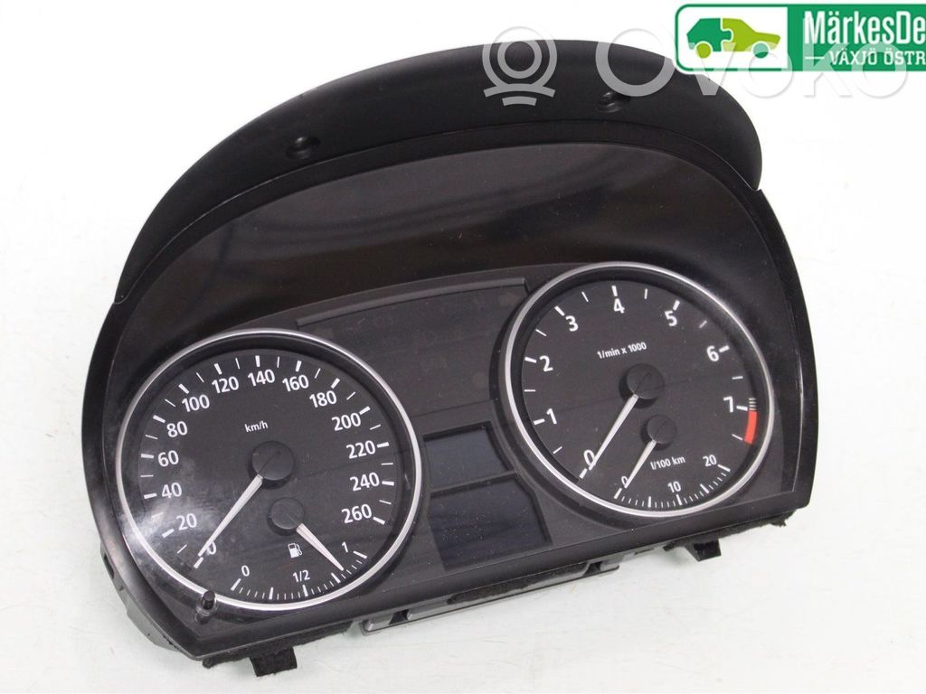 BMW 3 E90 E91 Speedometer (instrument cluster) 
