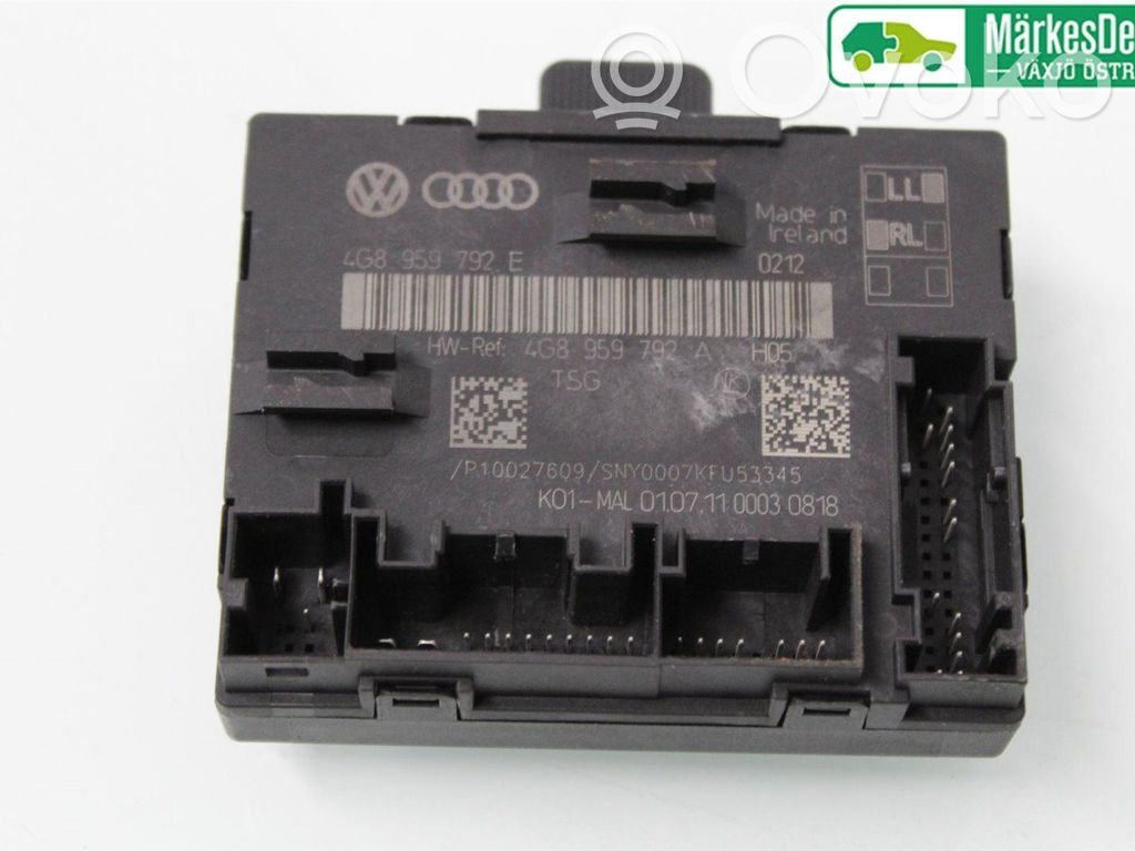 Unité de commande module de porte   4G8959792D,4G8959792A,4G8959792A