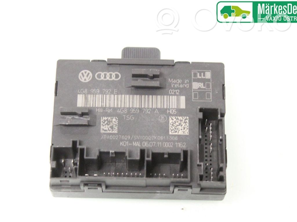 Audi A7 S7 4G Unité de commande module de porte 