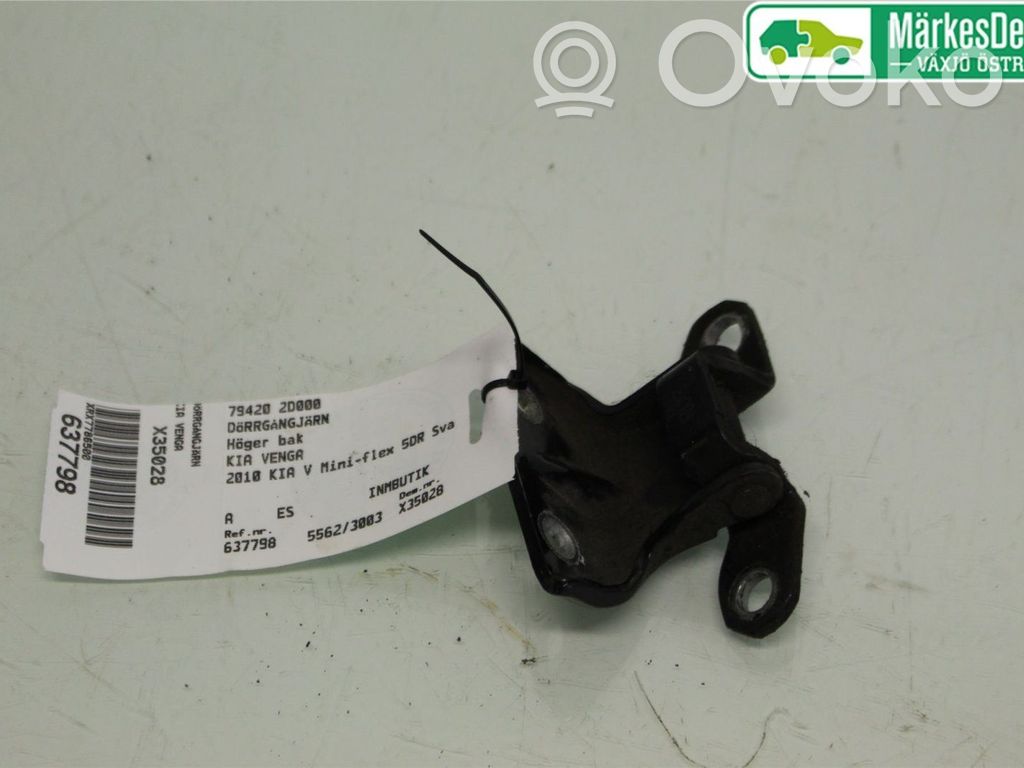 KIA Venga Rear door upper hinge 