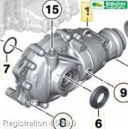 BMW 5 E60 E61 Front differential 