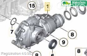 BMW 3 E90 E91 Front differential 