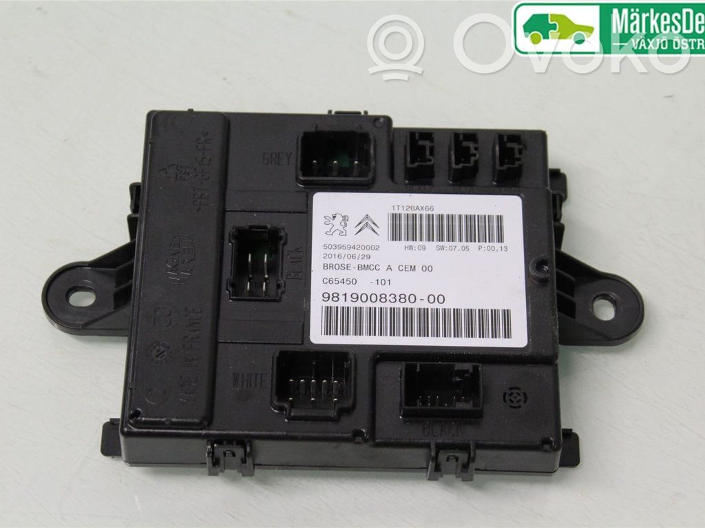 Citroen C4 Grand Picasso Sterownik / Moduł elektrycznej klapy tylnej / bagażnika 
