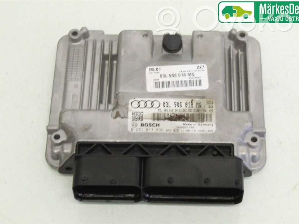 Unidad de control/módulo de la inyección   03L906018MQ,0281017838,03L906018MQ