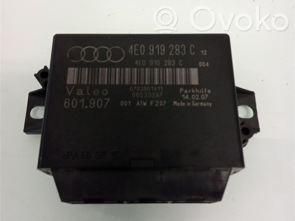 Audi A8 S8 D3 4E Unité de commande, module PDC aide au stationnement 