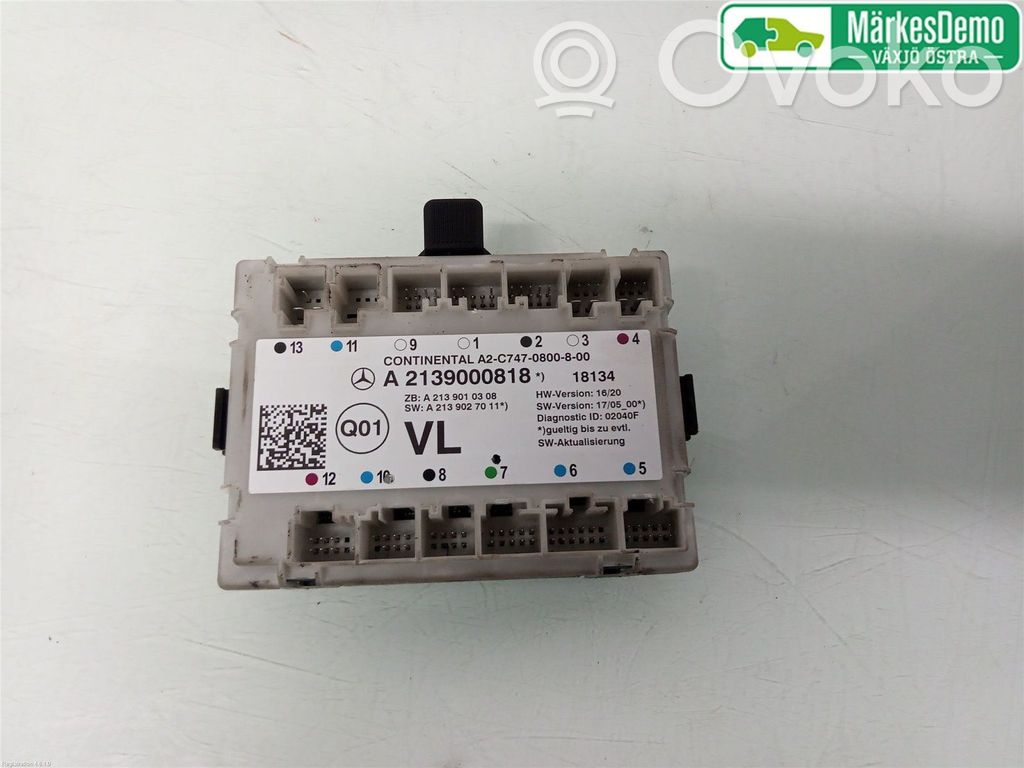 Door control unit/module   A2139000818,A2139000818,A2139000818
