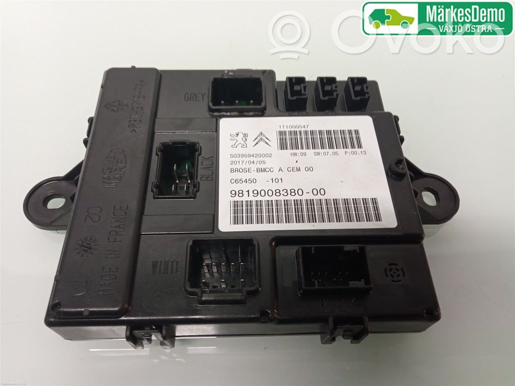 Citroen C4 Grand Picasso Sterownik / Moduł elektrycznej klapy tylnej / bagażnika 