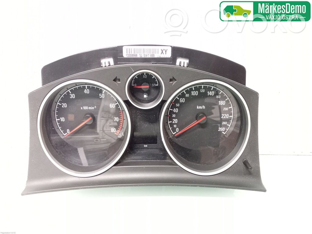 Opel Zafira B Vitezometru (grup de instrumente) 