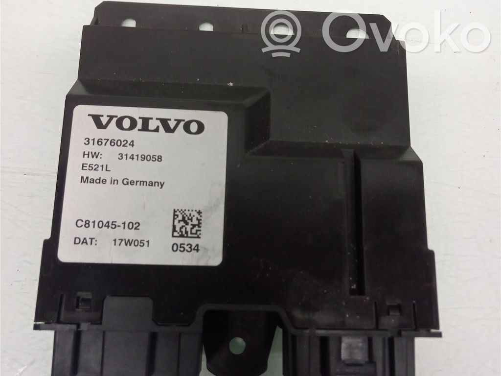Volvo S90, V90 Tailgate/trunk control unit/module 