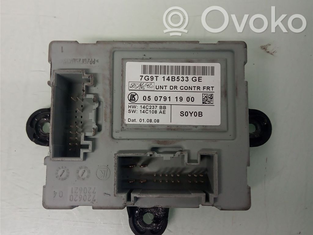 Unité de commande module de porte   31343027,7G9T14B533GE,7G9T14B533GE