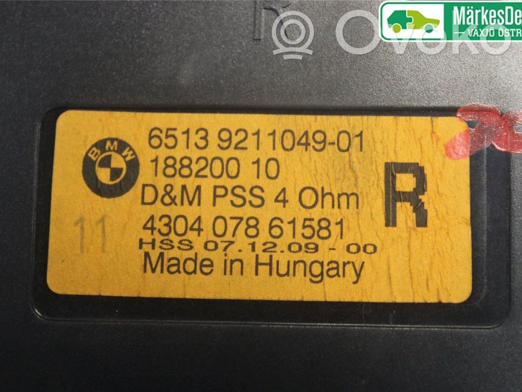 BMW X6 E71 Głośnik drzwi tylnych 