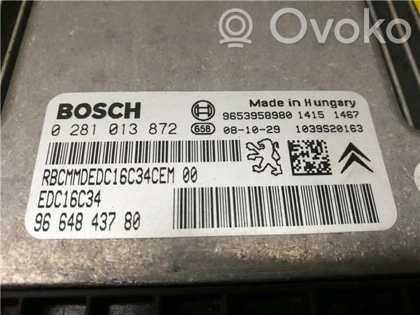 Unité de commande, module ECU de moteur   281013872,9664843780