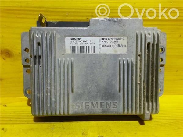 Engine control unit/module ECU   7700102267,S105300103B