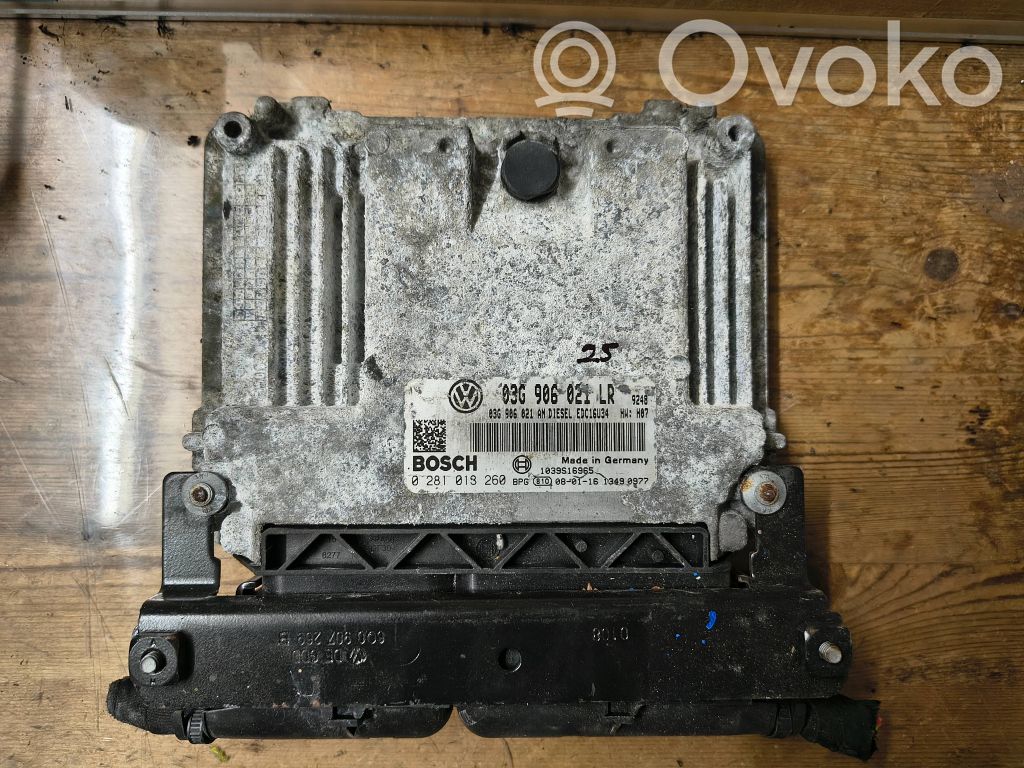 Engine control unit/module   03G906021LR,1039S16965,0281013260