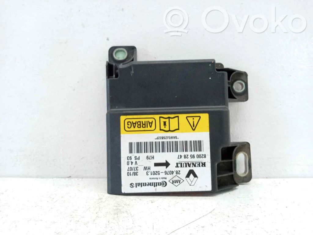 Airbag control unit/module   8200952847,28407652013
