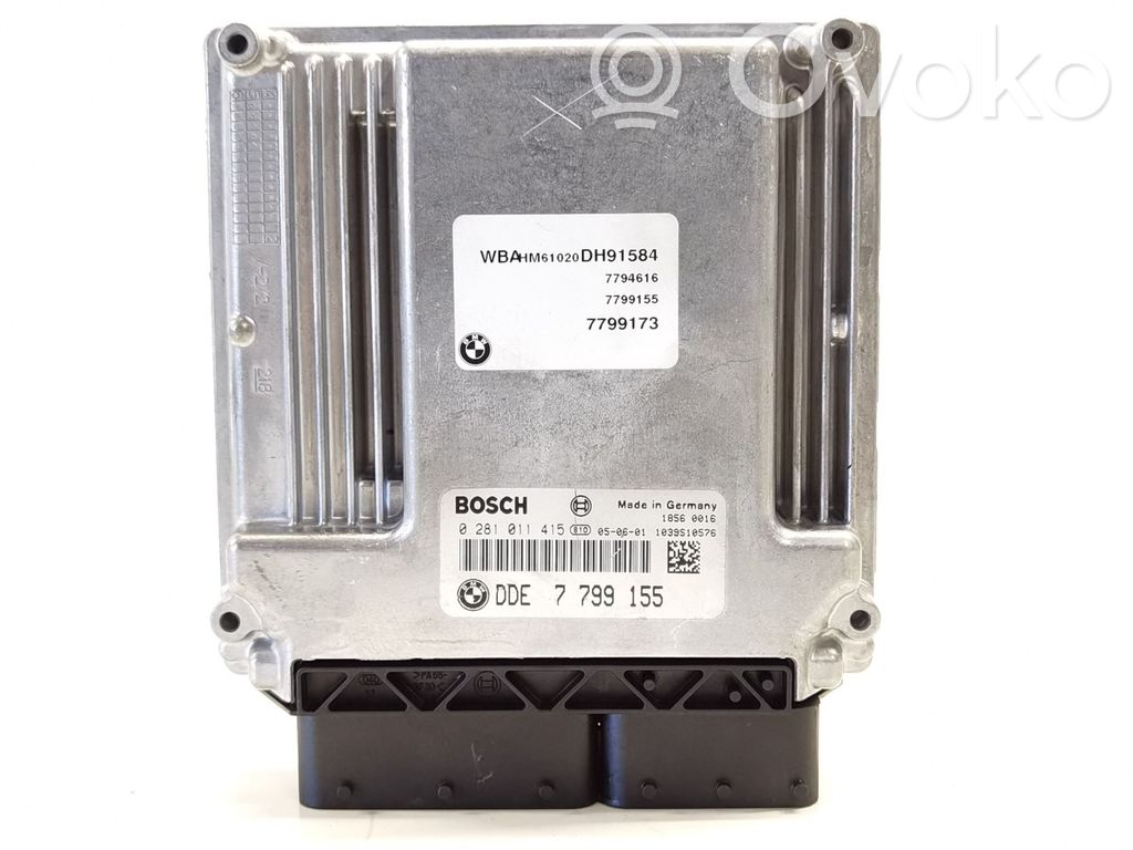 BMW 7 E65 E66 Engine control unit/module 