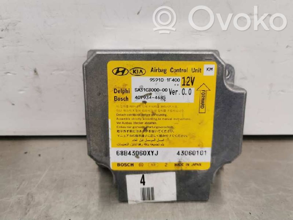 Sterownik / Moduł Airbag   959101F400,68B43060XYJ,43060101