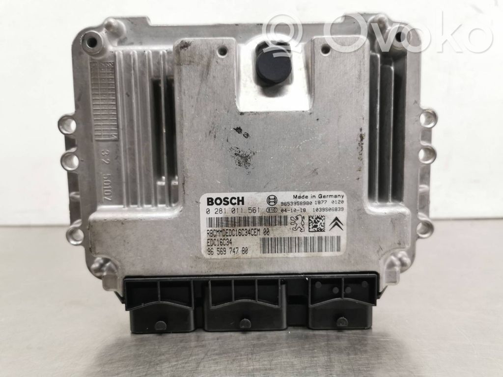 Motorsteuergerät/-modul   9656974780,0281011561,EDC16C34