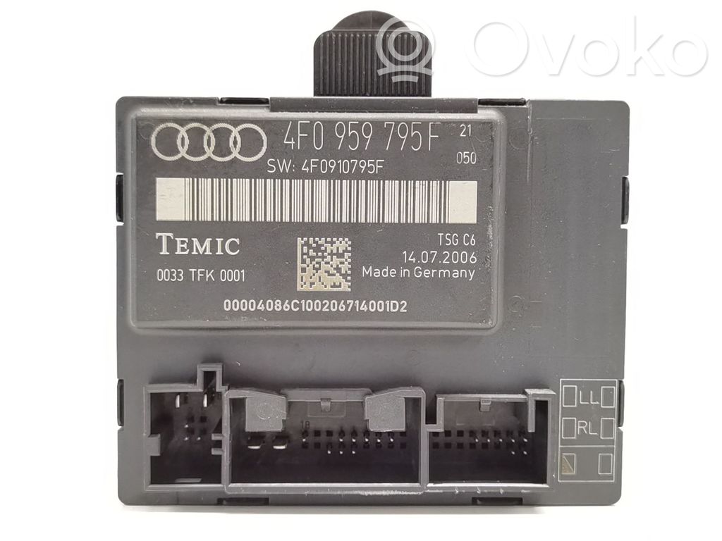 Audi A6 S6 C6 4F Inne komputery / moduły / sterowniki