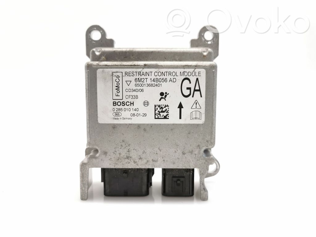 Unidad de control/módulo del Airbag   6M2T14B056AD,0285010140