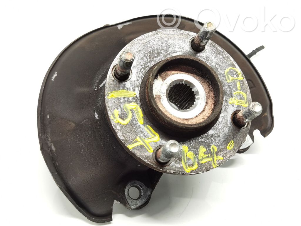 Front wheel hub spindle knuckle