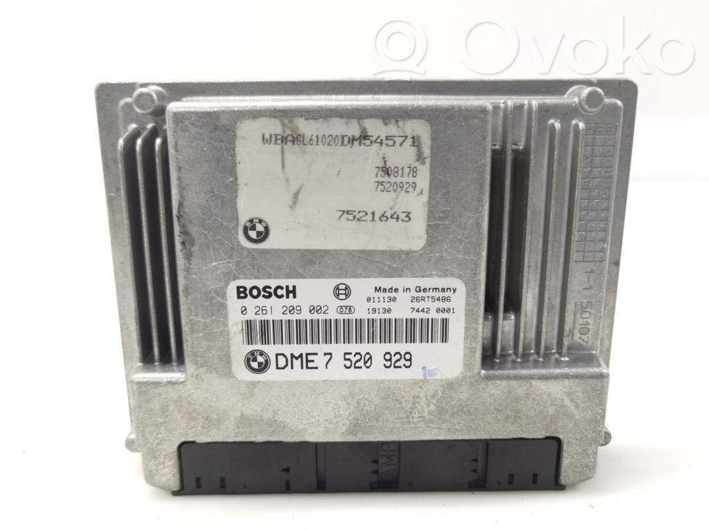 Engine control unit/module   0261209002,DME7520929