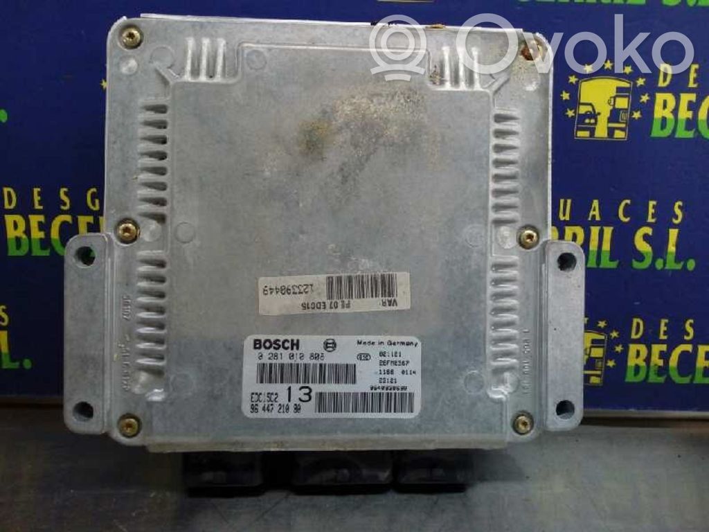 Centralina/modulo del motore   9644721080,0281010808,EDC15C213