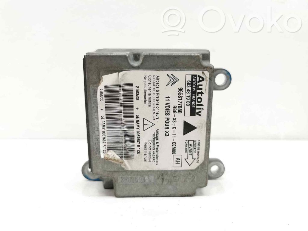Citroen C5 Centralina/modulo airbag