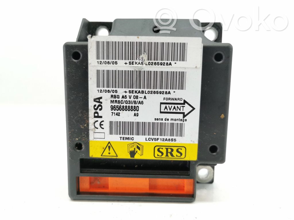 Unidad de control/módulo del Airbag   9656888880,7142A9