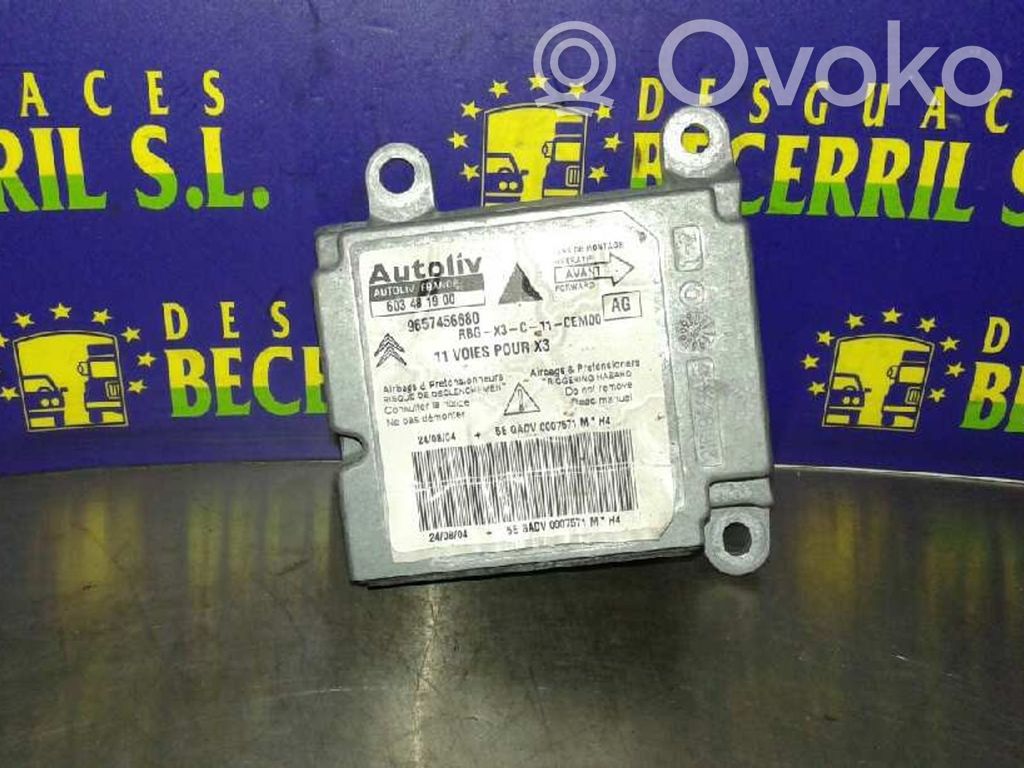 Airbag control unit/module   9657456680,603481900