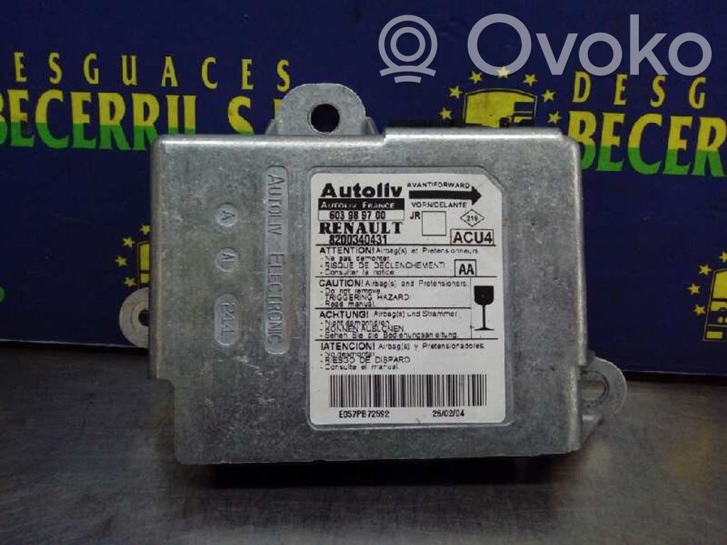 Renault Scenic II - Grand scenic II Centralina/modulo airbag