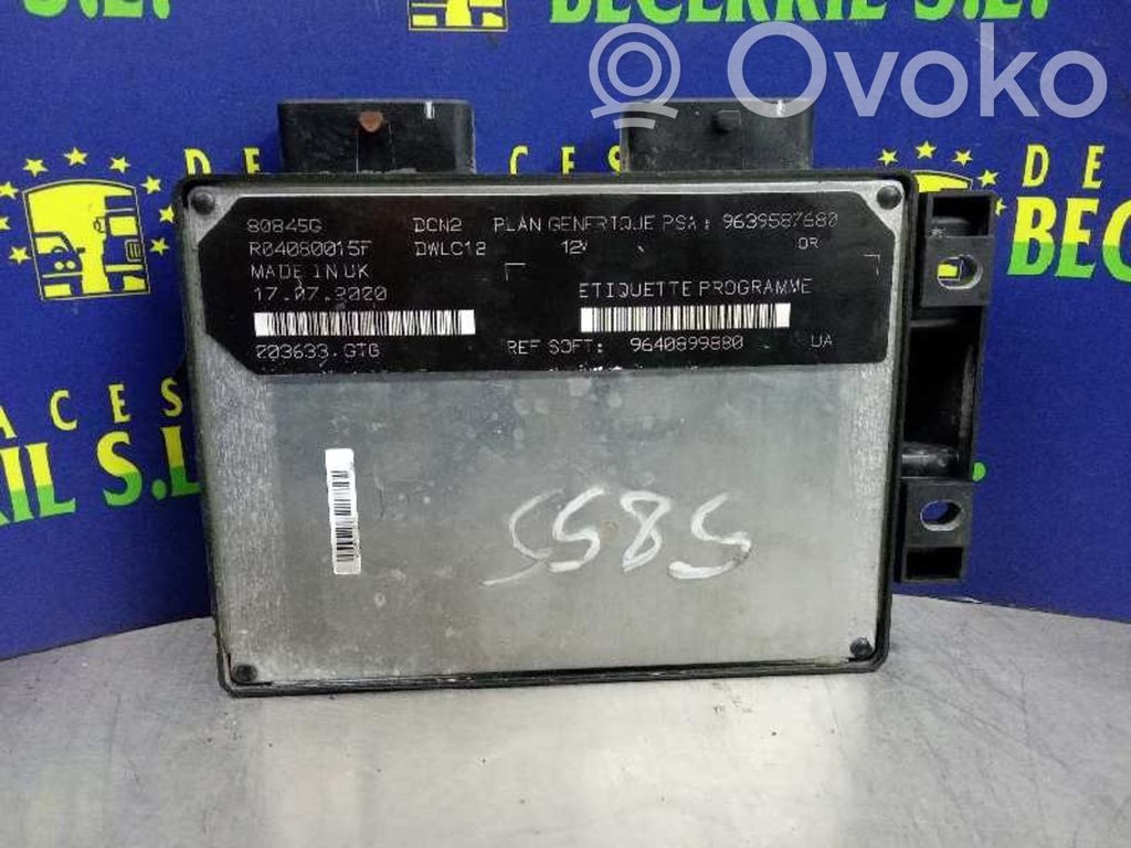 Peugeot 206 Unitate/modul de control motor 