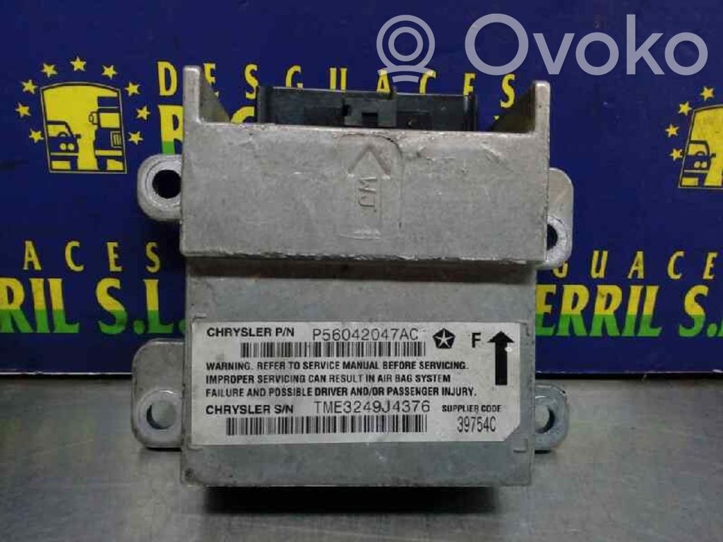 Sterownik / Moduł Airbag   P56042047AC,TME3249J4376,39754C