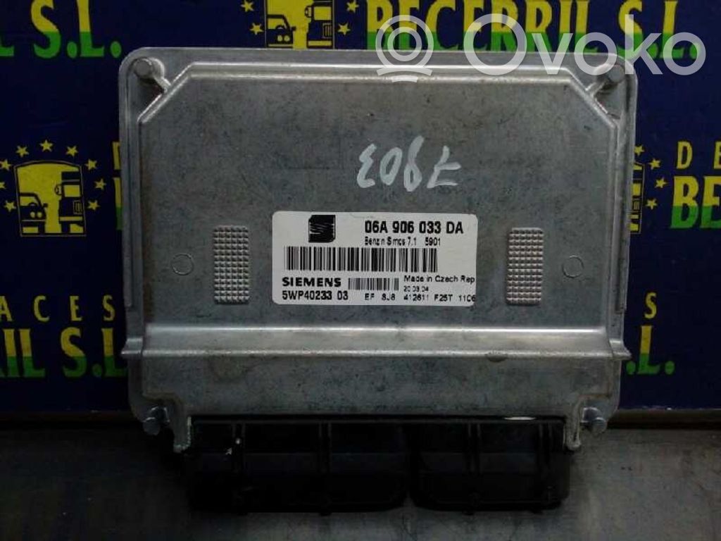 Engine control unit/module   06A906033DA,5WP4023303