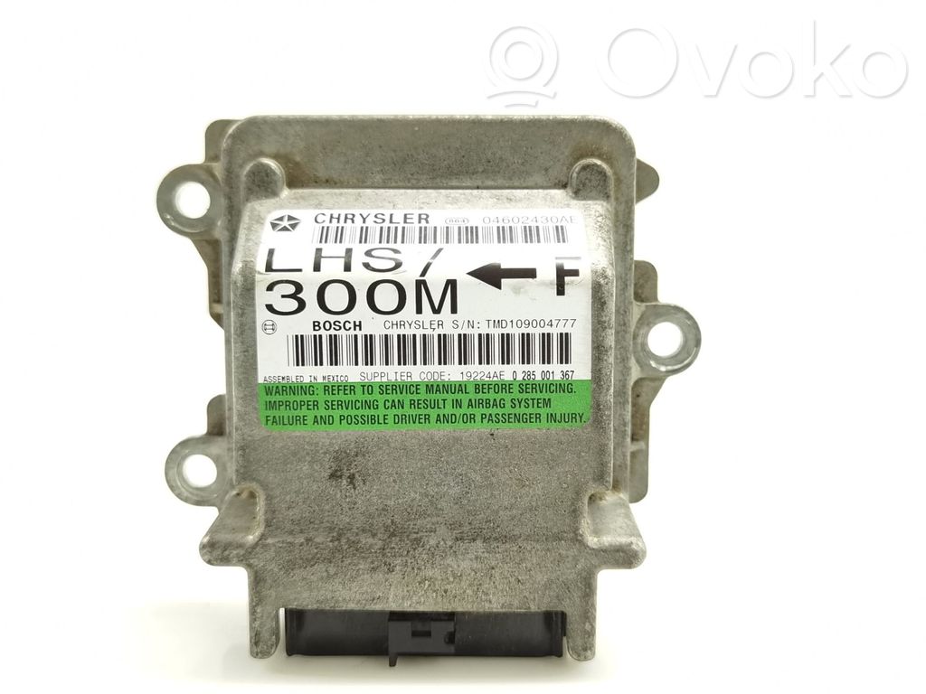 Airbag control unit/module   04602430AE,0285001367