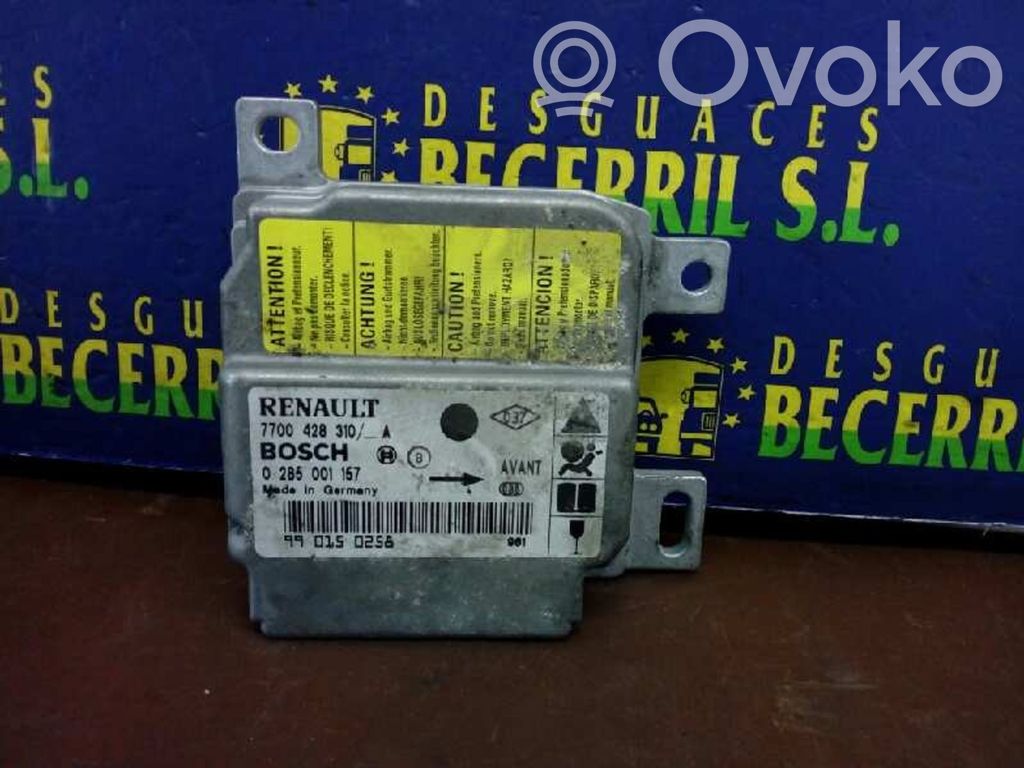 Renault Clio II Module de contrôle airbag 