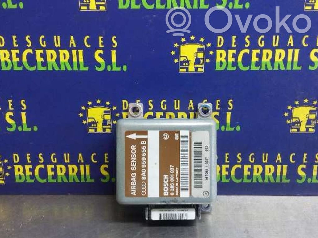 Unidad de control/módulo del Airbag   8A0959655B,0285001037