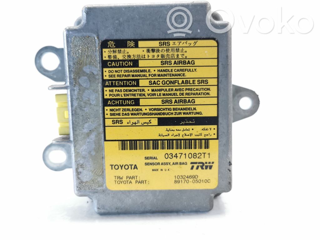 Toyota Carina T210 Airbag control unit/module 