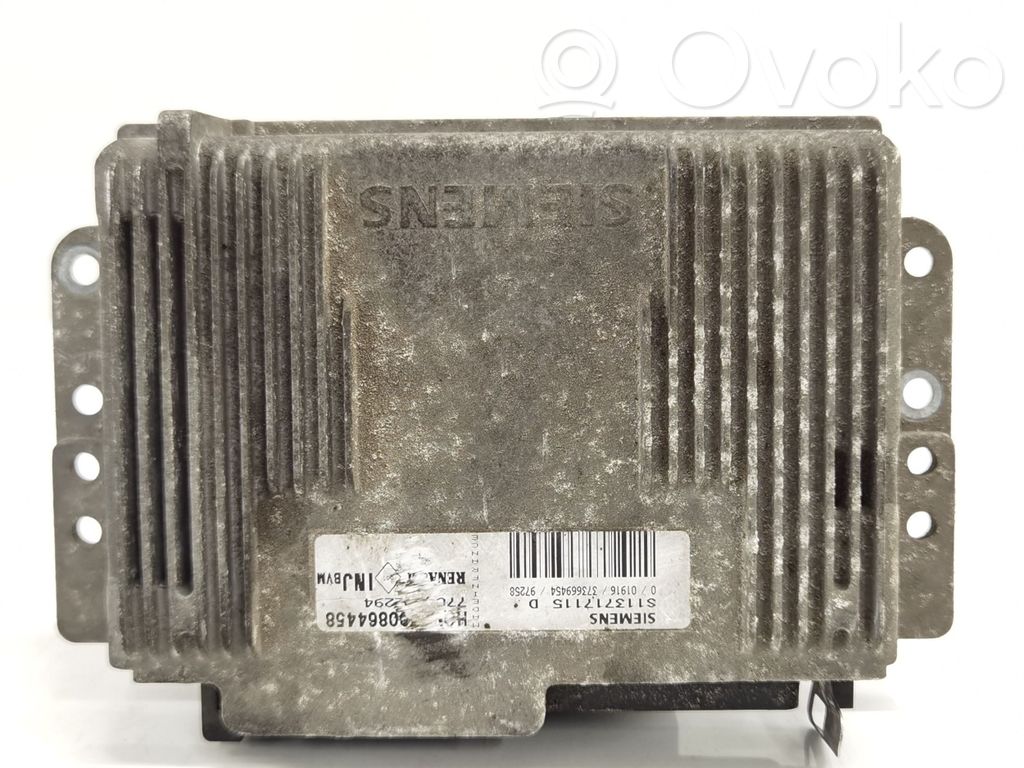 Unidad de control/módulo del motor   7700864458,S113717115D,7700102294