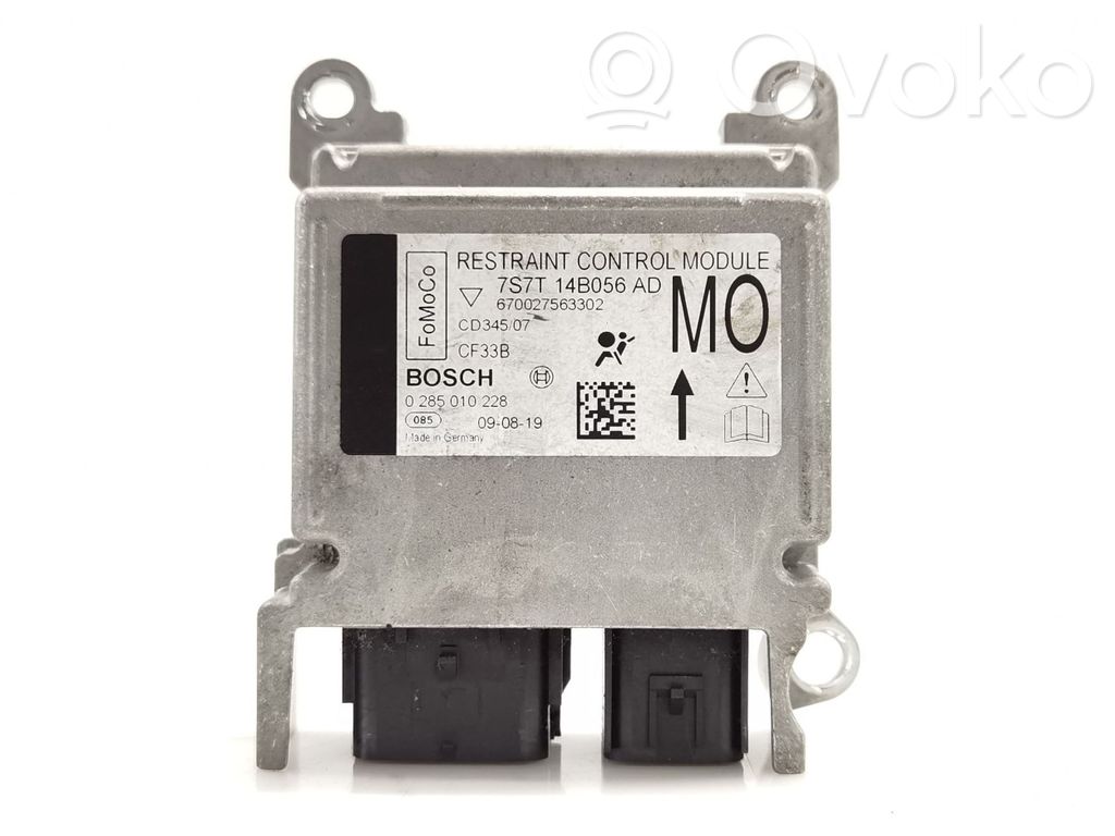 Centralina/modulo airbag   7S7T14B056AD,0285010228