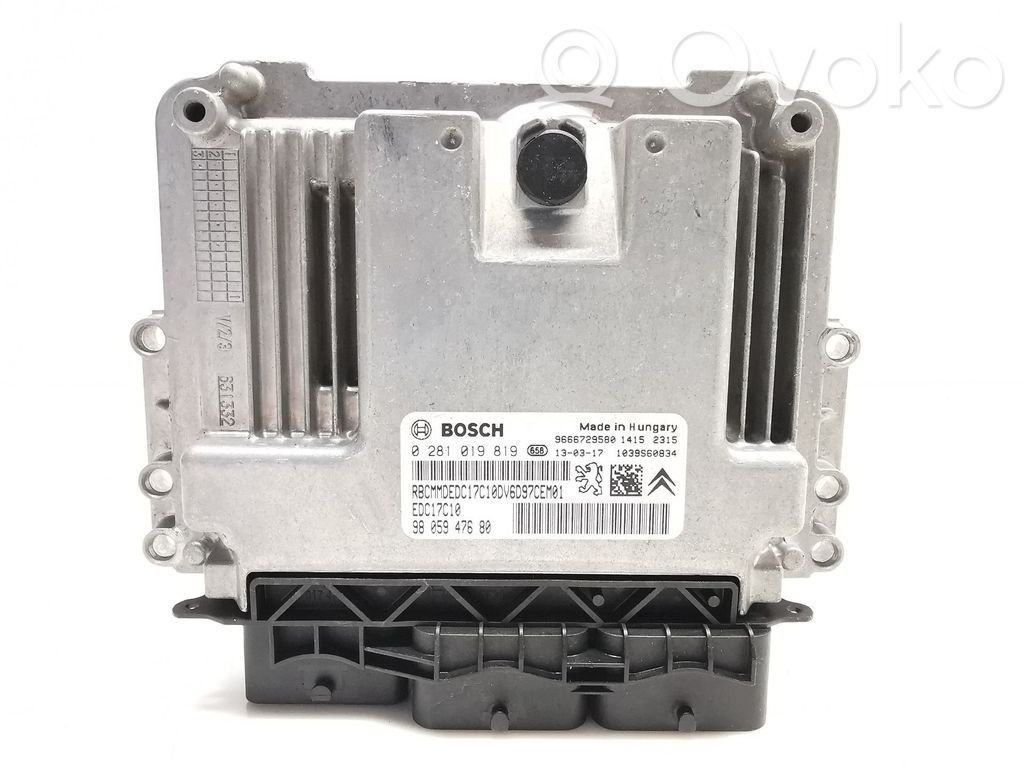 Citroen C4 II Picasso Unitate/modul de control motor 