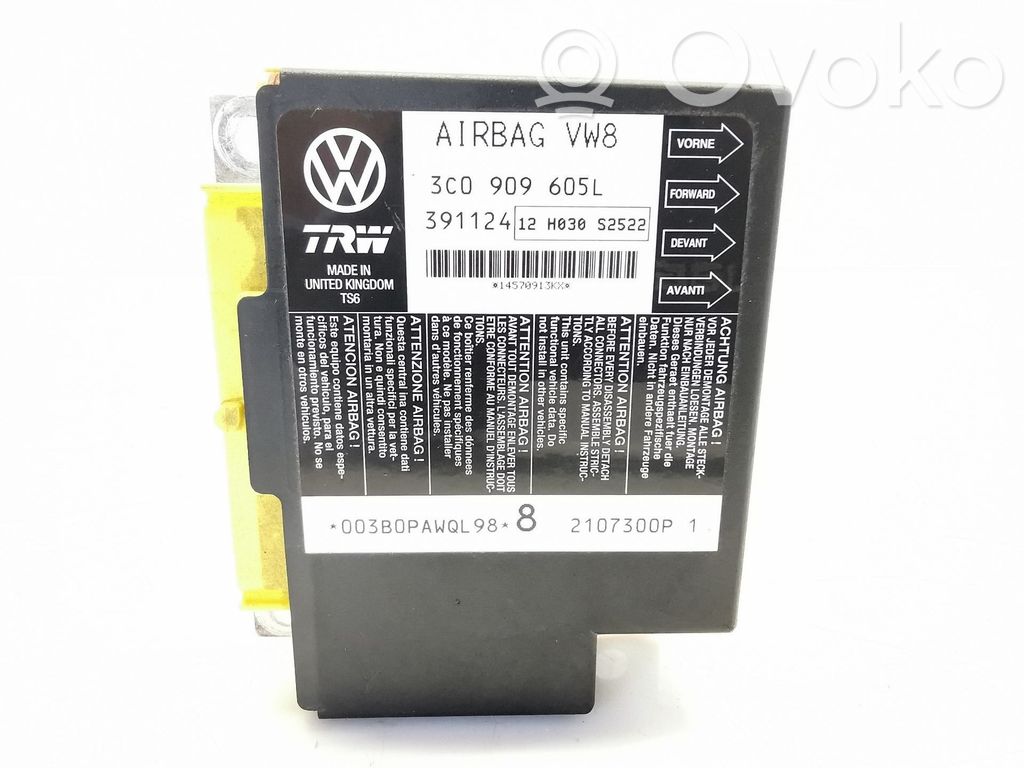 Seat Leon (1P) Centralina/modulo airbag