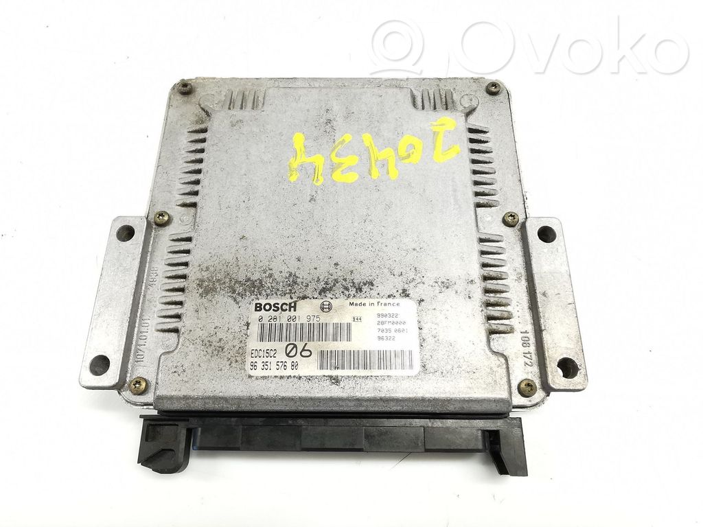 Peugeot 306 Engine control unit/module 