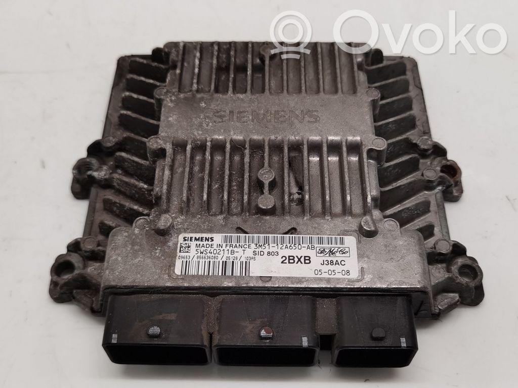 Unidad de control/módulo del motor   3M5112A650AB,5WS40211BT